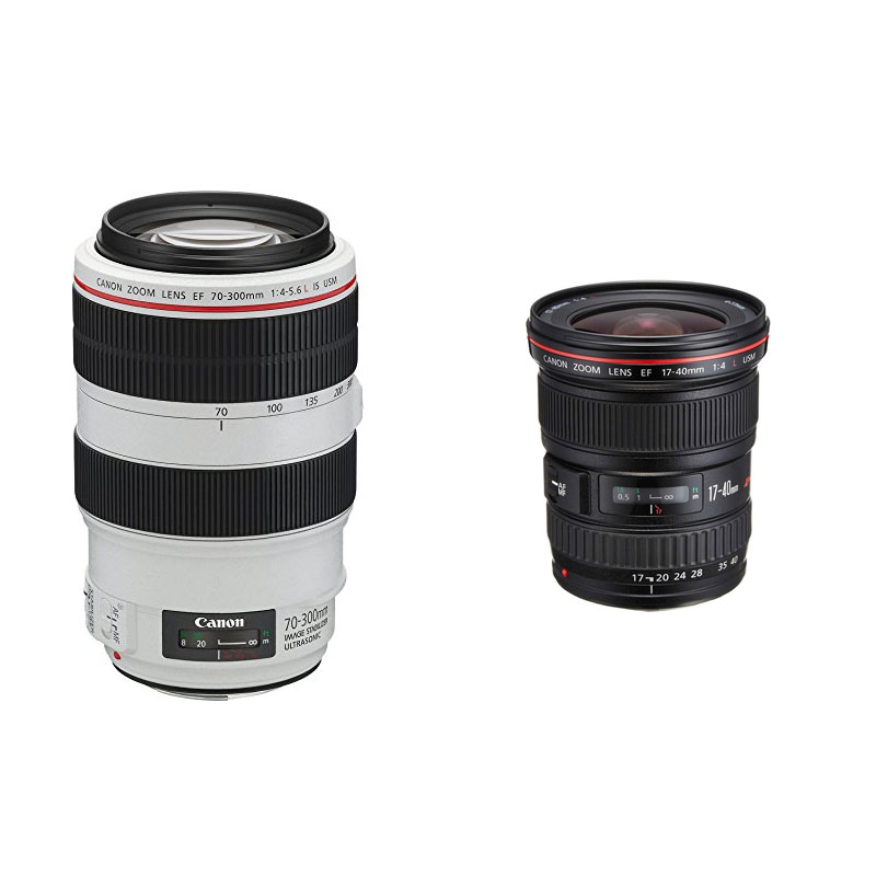 Noleggio obiettivi Canon EF 70-300mm | EF 17-40mm | Seven srl Noleggio obiettivi Canon EF 70-300mm ed EF 17-40mm